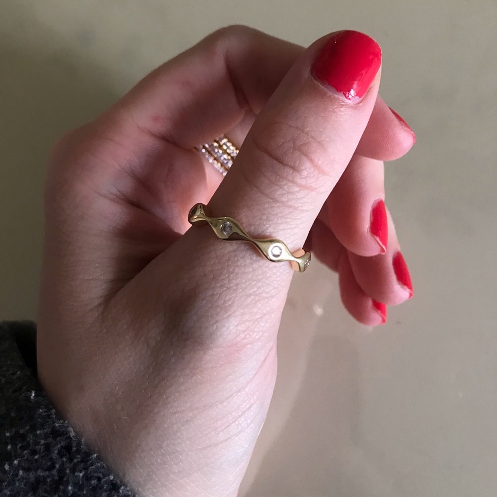 Adinas Evil Eye gold ring!!